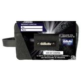Kit Carga Gillette Mach 3 Carbono 10 Unidades + Necessaire