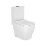 Vaso Sanitário Com Caixa Acoplada E Assento Soft Close Sentiero Acqua Casa Branco Matte