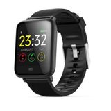 Relogio Inteligente Q9 Pressão Pulso 2 Pulseiras Memoria 64k Preto Ou Roxo