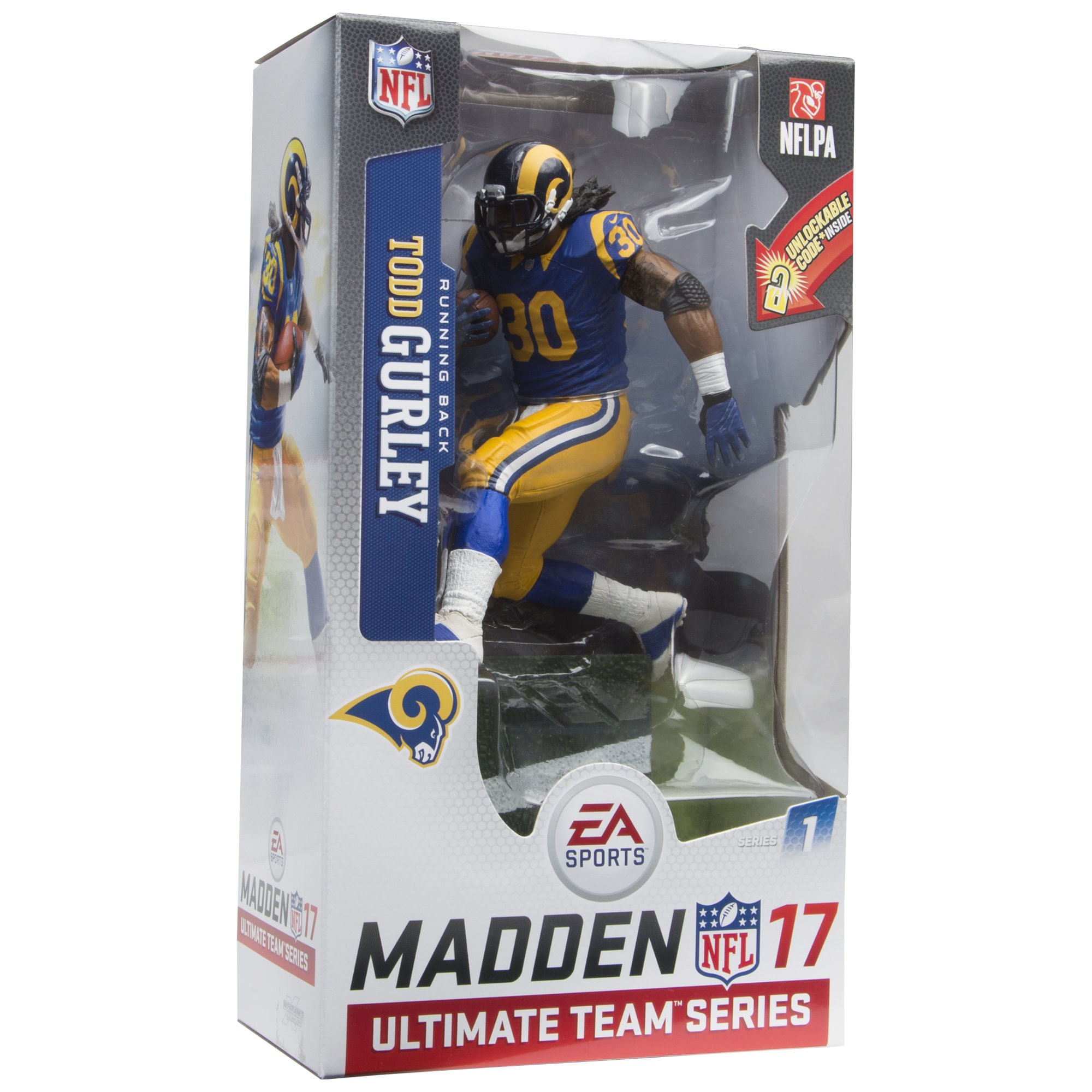 Boneco De Ação Mcfarlane Toys Ea Sports Madden Nfl 17 Todd Gurley