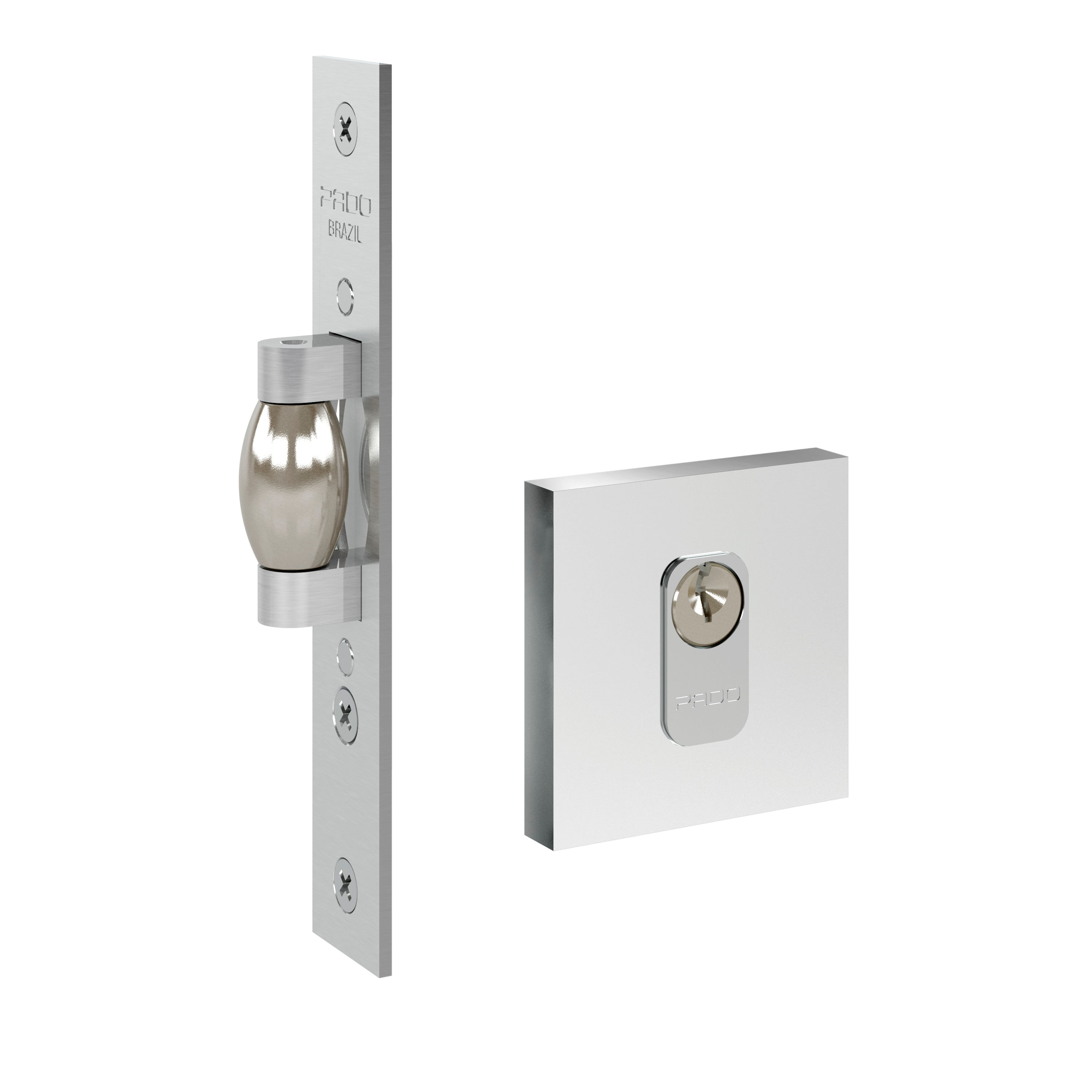 Trava Pado Pivotante 45mm Roseta Cromada