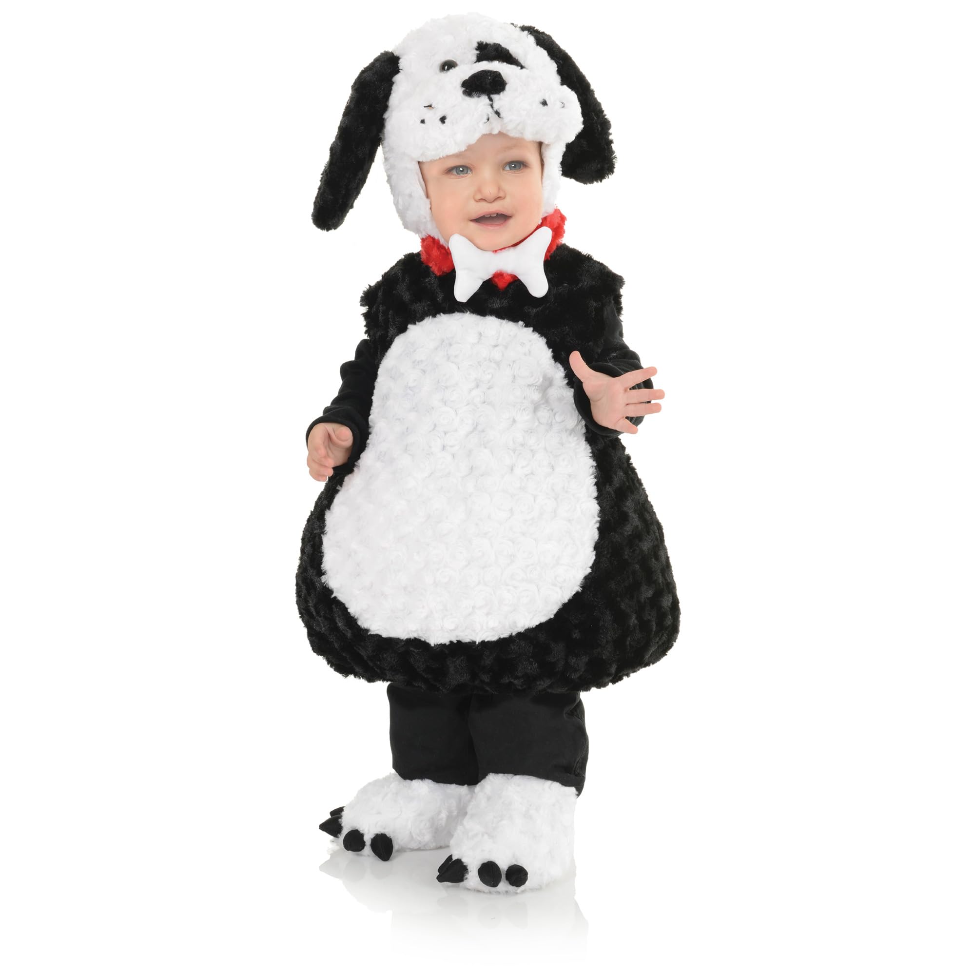 Costume Underwraps Belly Babies Puppy Black Para Crianças