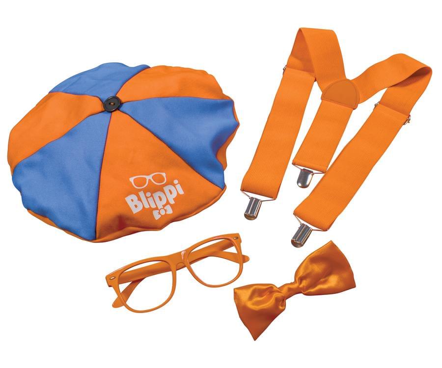 Costume Disguise Blippi Adult, Tamanho Único
