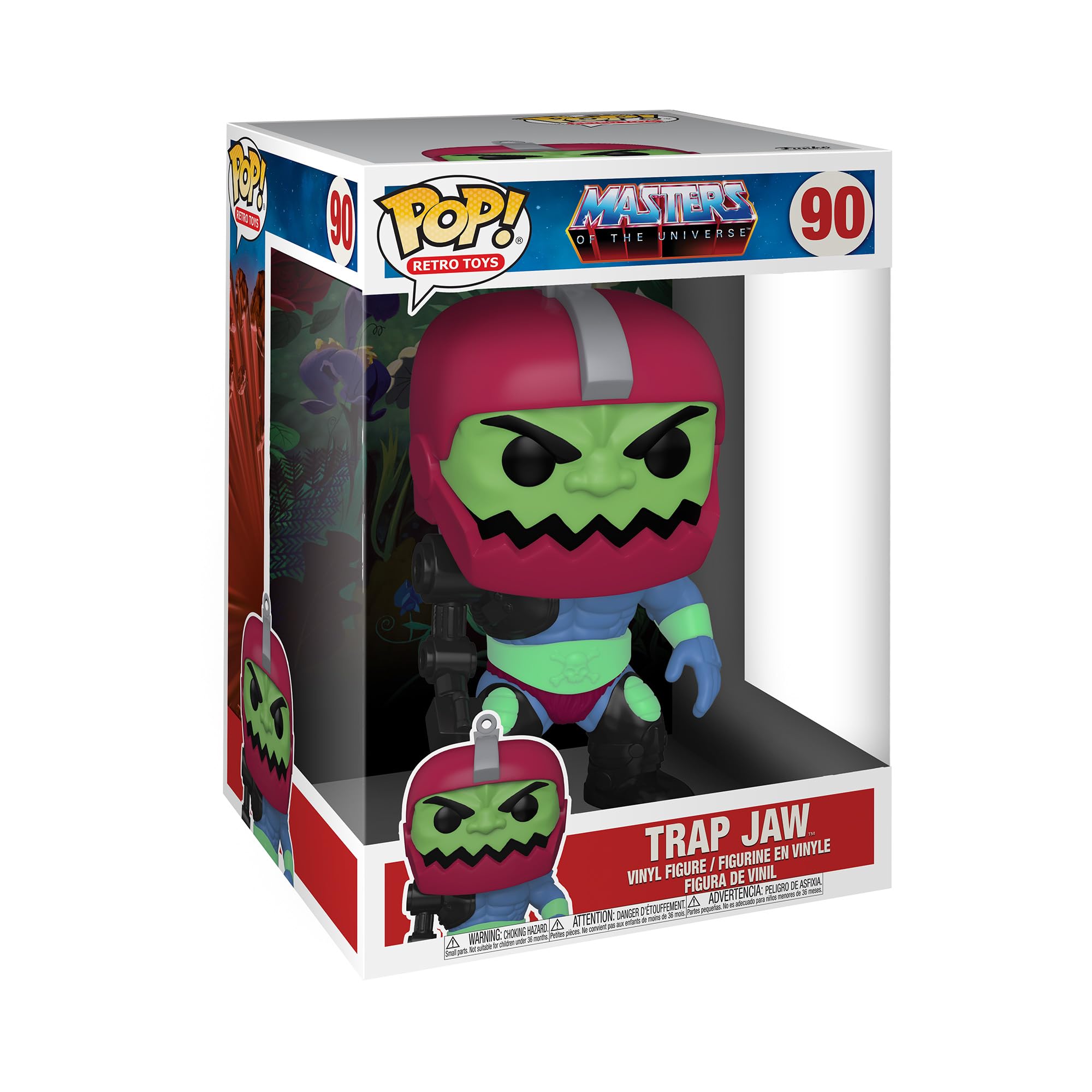 Toy Funko Pop Jumbo Retro Toys Master's Of The Universe 10 Trapjaw