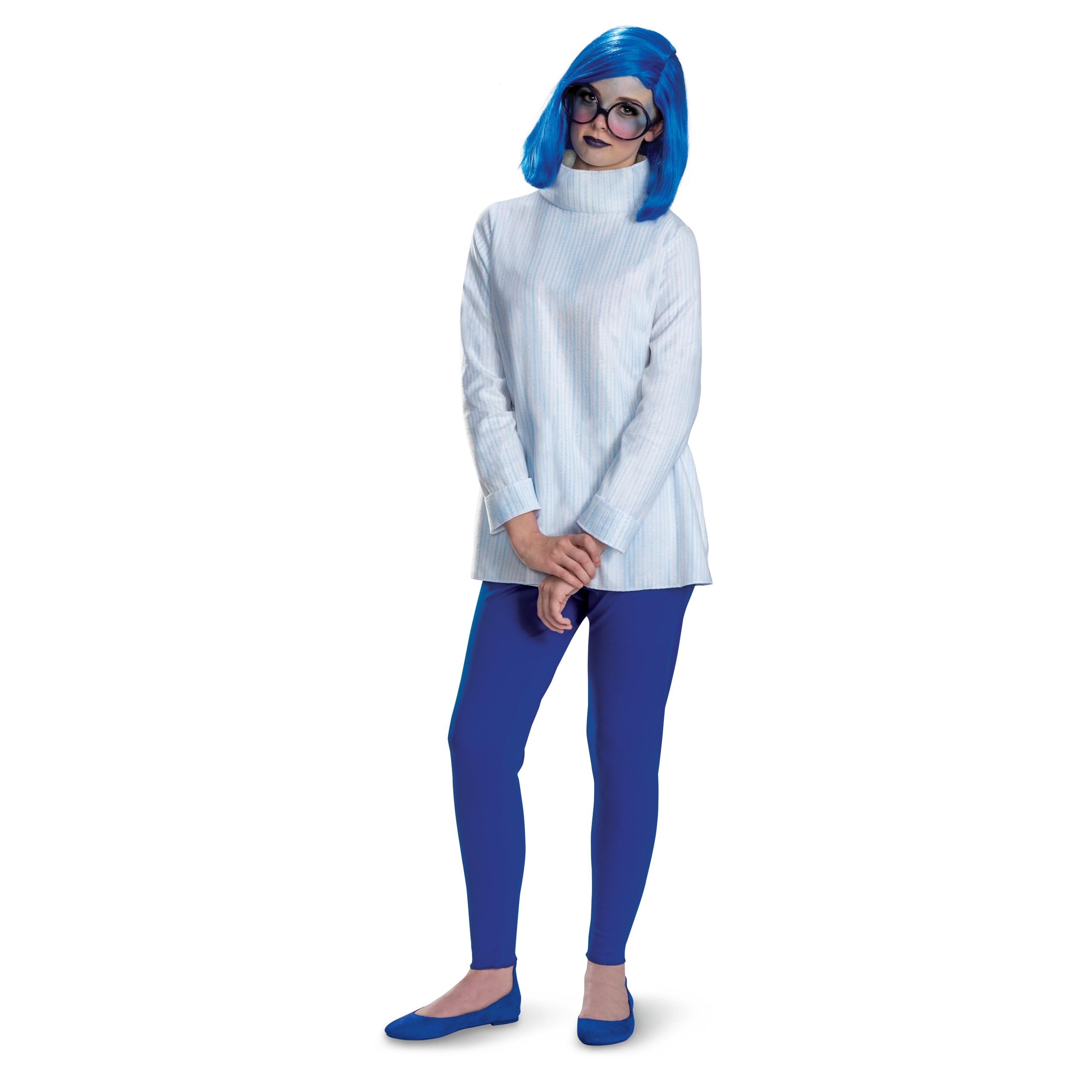 Costume Disguise Inside Out Sadness Deluxe, Tamanho Adulto (4-6)