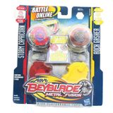 Pacote Duplo Beyblade Metal Fusion Battle Top Hasbro