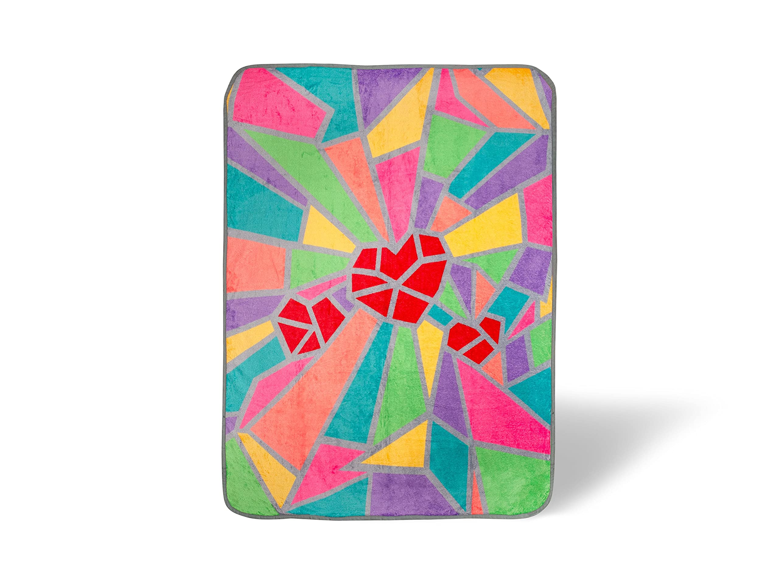 Throw Blanket Toynk 2020 Sidewalk Chalk Mosaic Heart 45x60 Polegadas