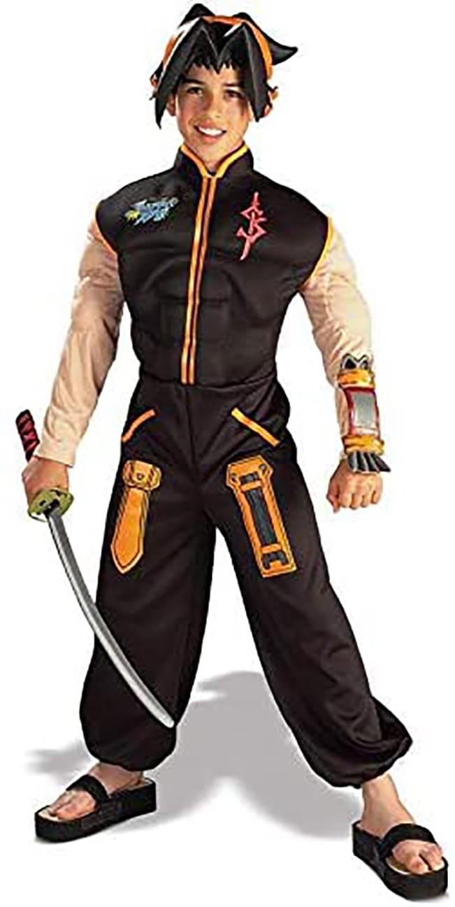 Costume Shaman King Deluxe Muscle Padded, Tamanho Infantil