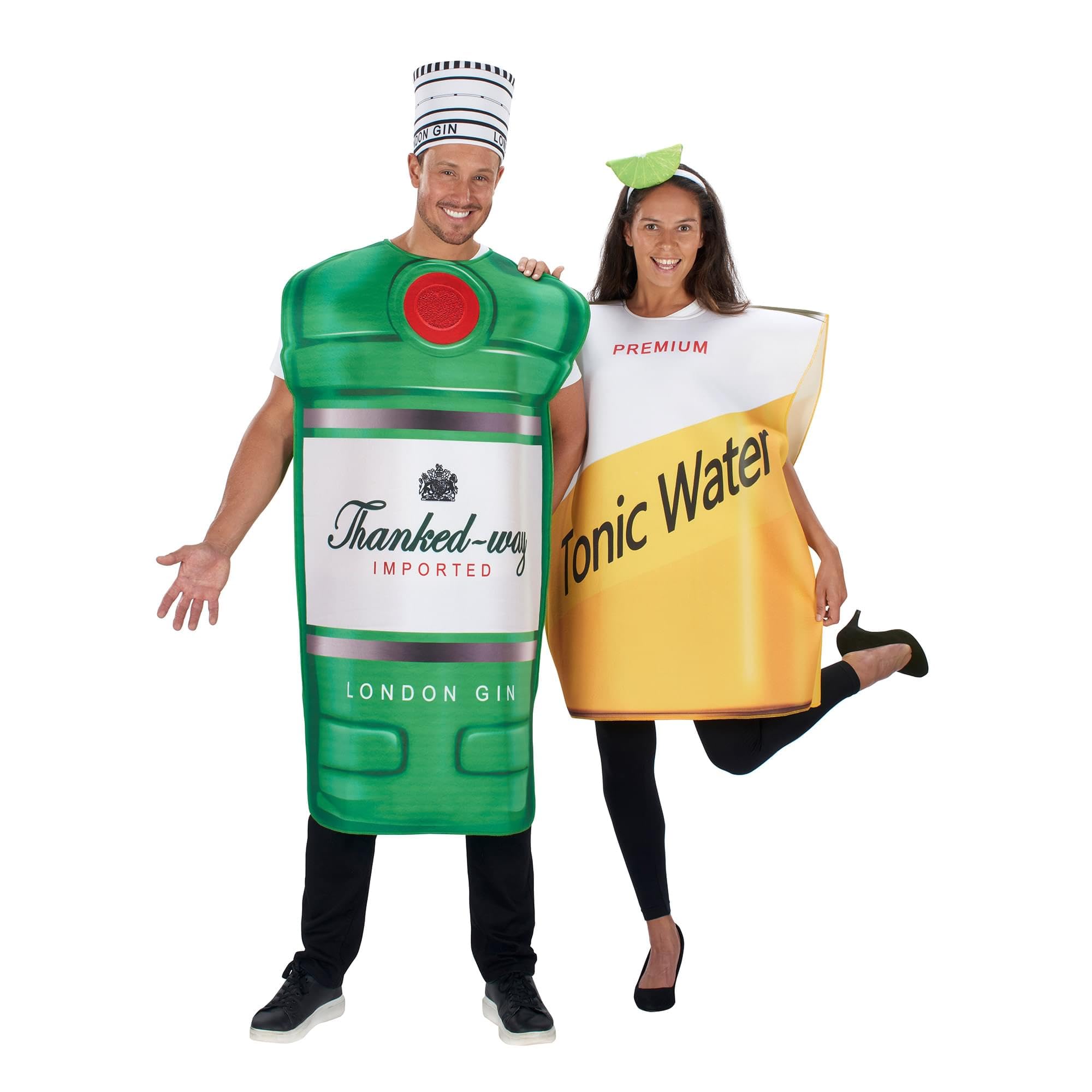 Fantasia Orion Costumes Gin And Tonic Para Adultos 2 Em 1 Casais