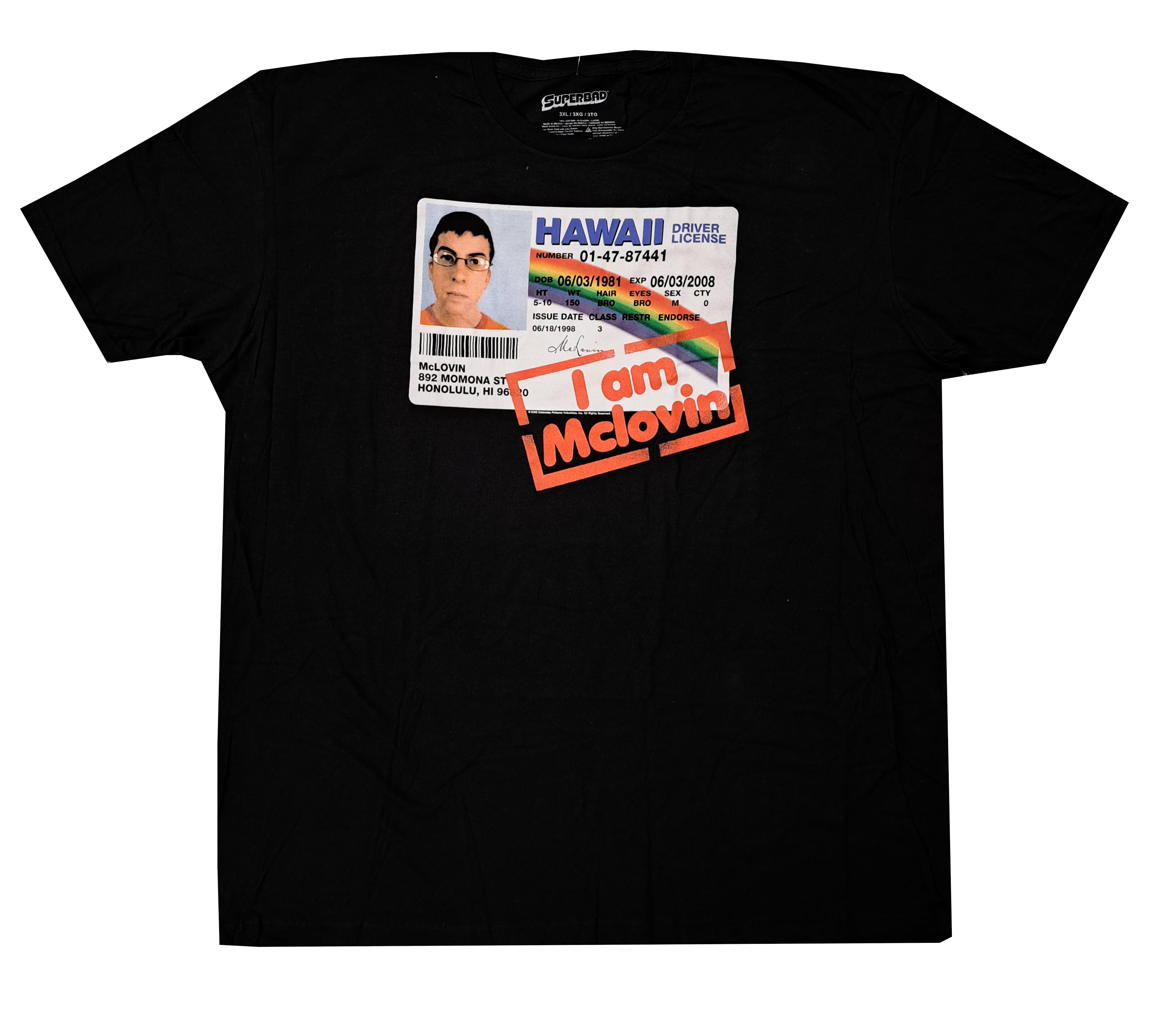 Camiseta Bioworld Superbad I Am Mcloven Para Adultos Xxx-large