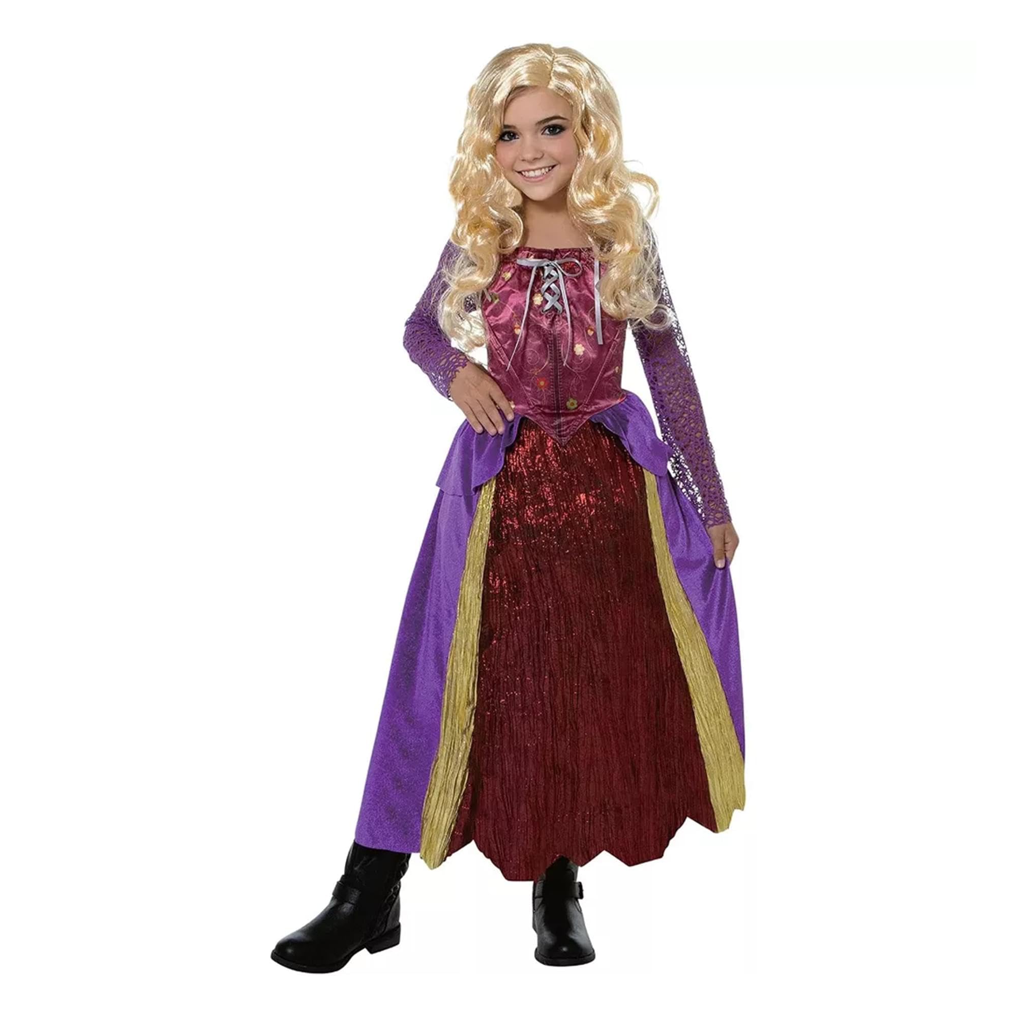 Costume Studio Halloween Salem Witch Para Crianças De 4 A 6 Anos