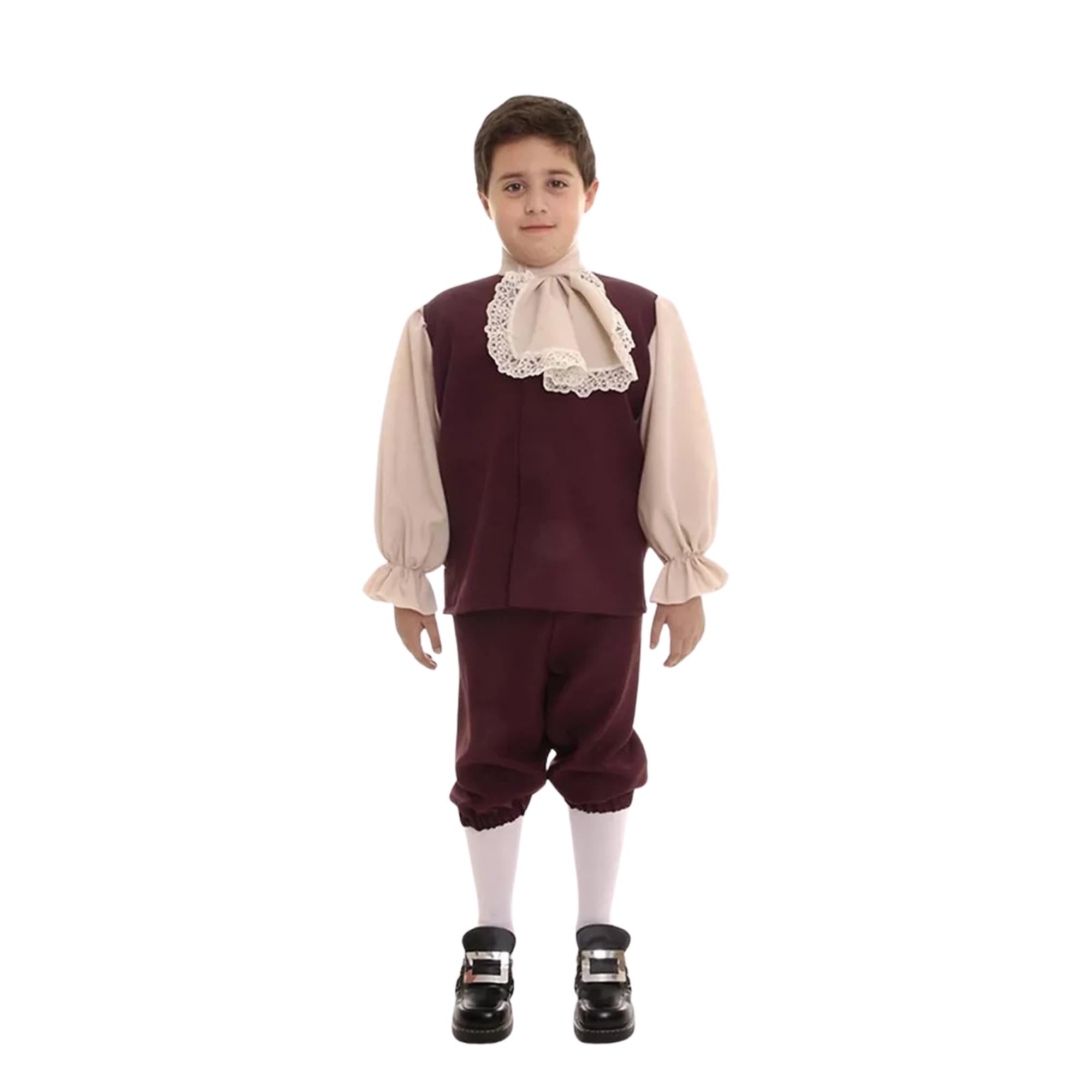 Costume Underwraps Colonial Boy Para Crianças — Tamanho Pequeno