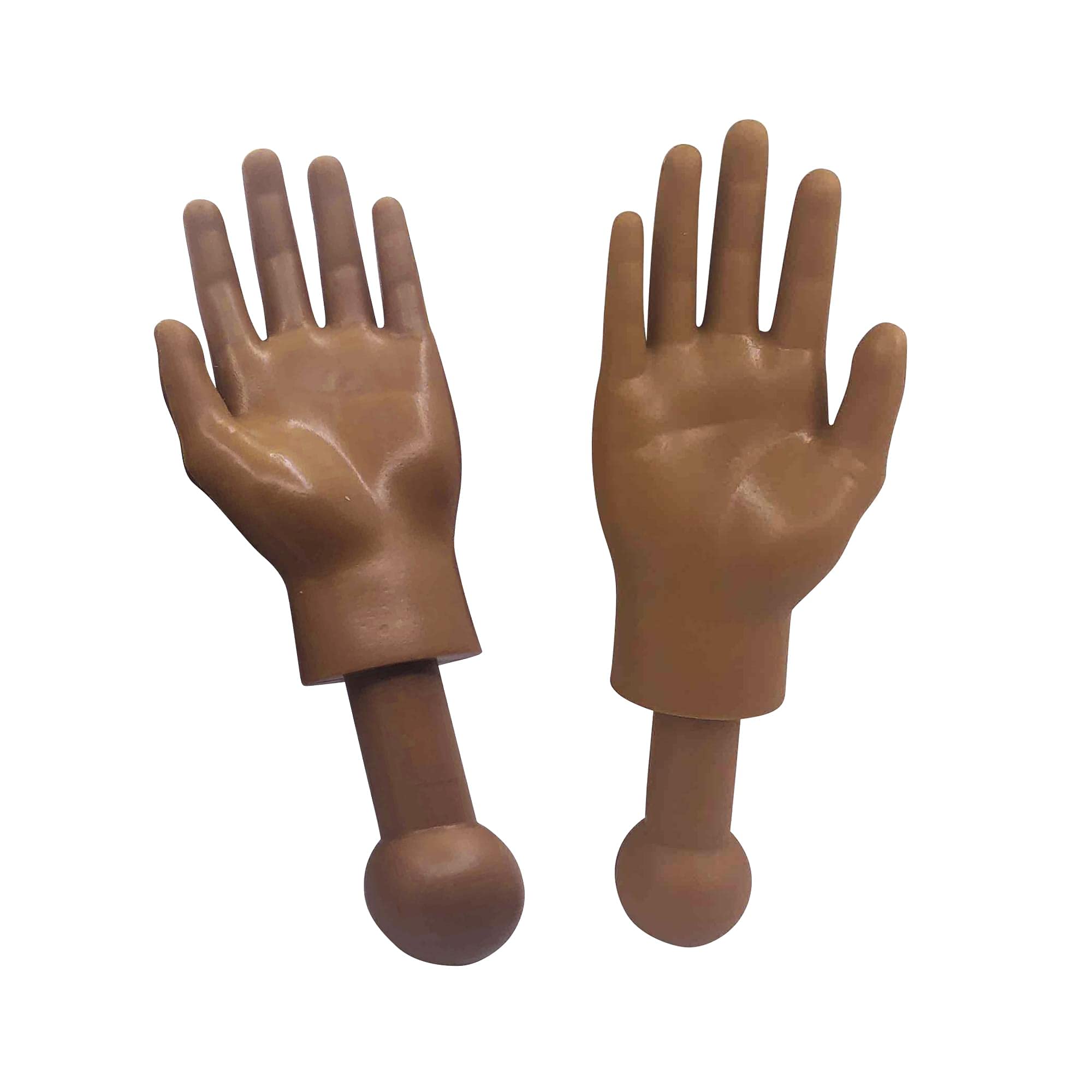 Novelty Toys Toynk Tiny Hands Deep Brown À Esquerda E À Direita