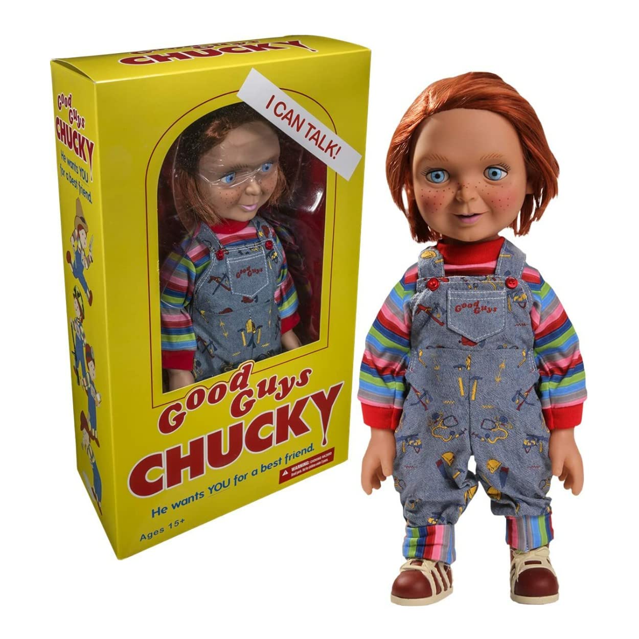Mega Scale Talking Good Guys Chucky Ray Mezco Designer 78004