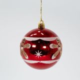 Kit 16 Bolas Enfeite Natalino Árvore Natal Branco Vermelho