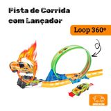 Pista De Corrida Loop 360º Com Lançador - Diversão Garantida