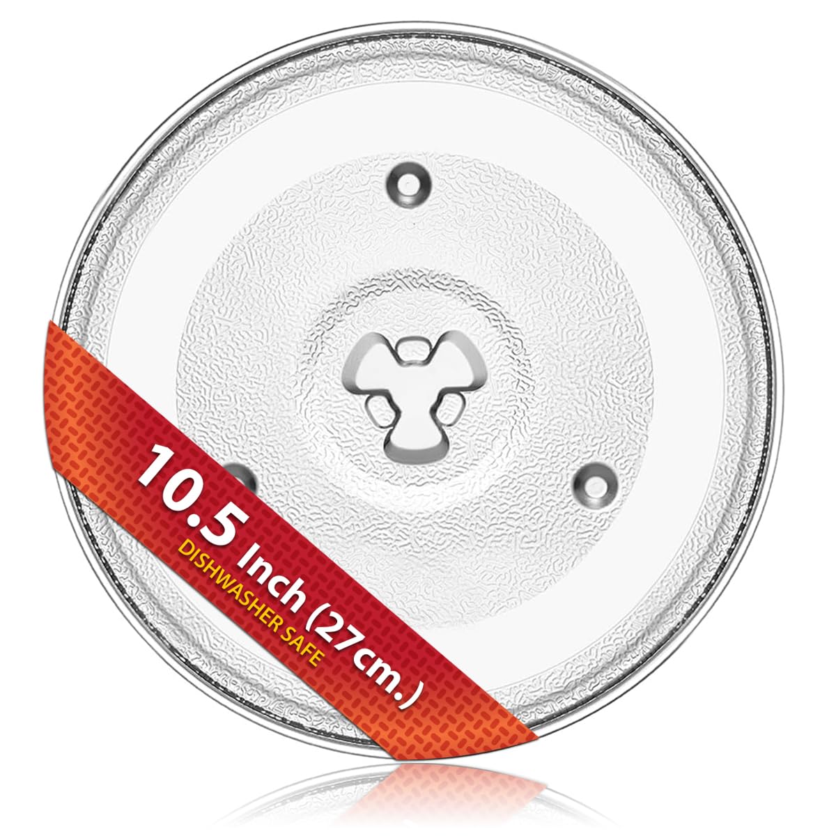 Placa De Micro-ondas De Vidro De 27 Cm Compatível Com Emerson P23 Hamilton