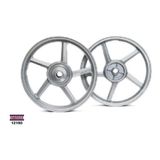 Rodas Fabreck 5 Palitos Prata Ybr125 / factor 125 / 150 A Disco