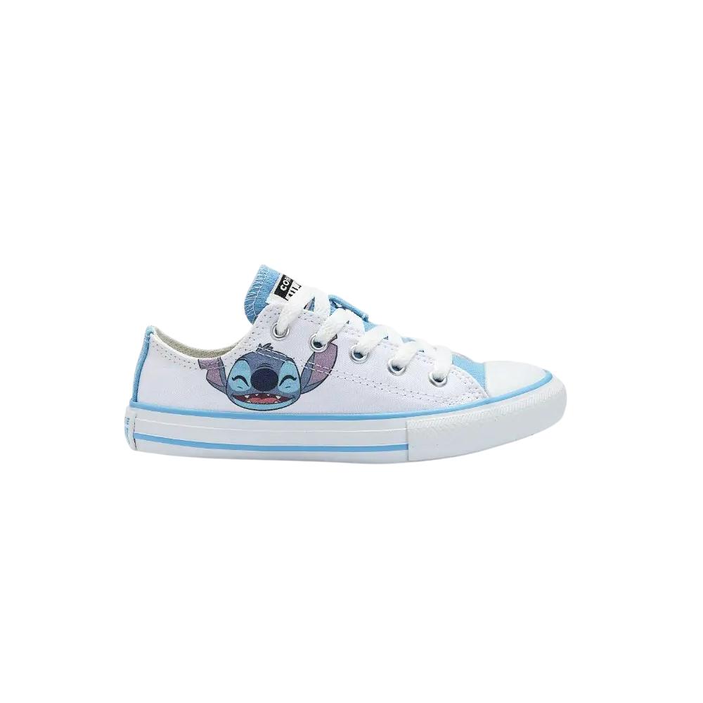 Tenis All Star Chuck Taylor Stitch Ref Ck12990001 Branco/azul/branco 028