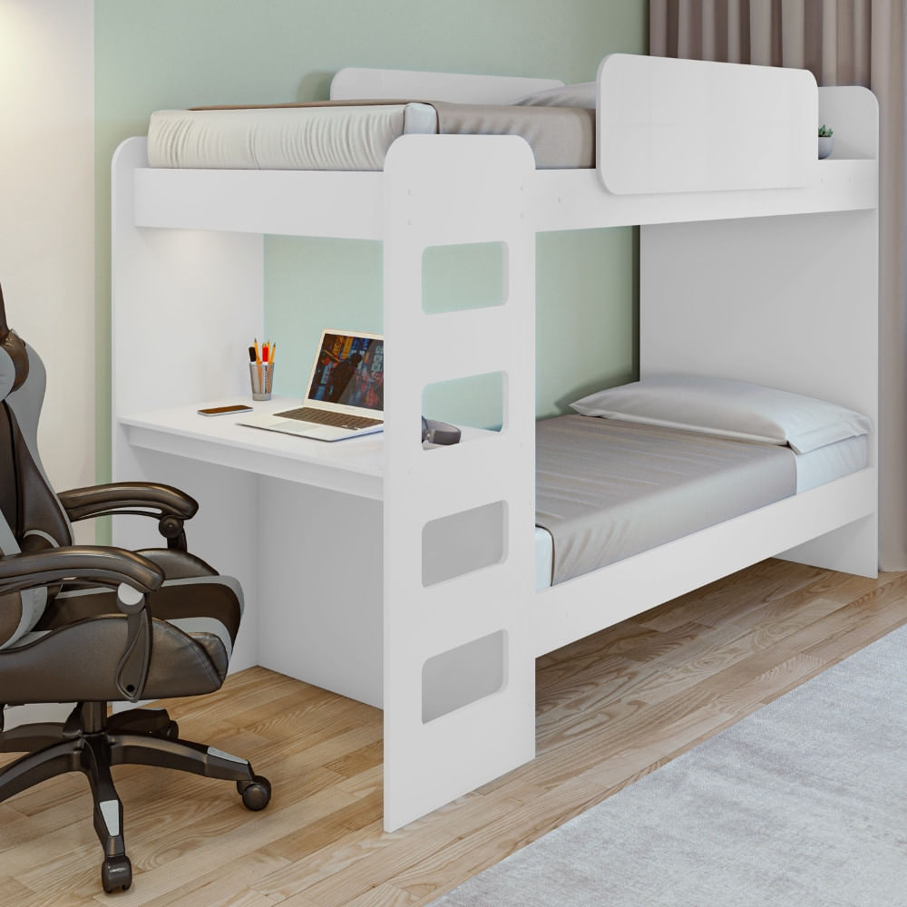 Beliche Com Escrivaninha E Led Olga Lopas