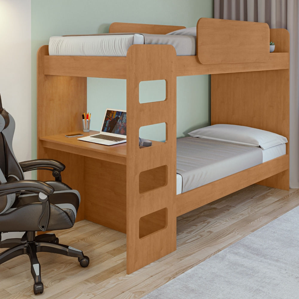 Beliche Com Escrivaninha E Led Olga Lopas