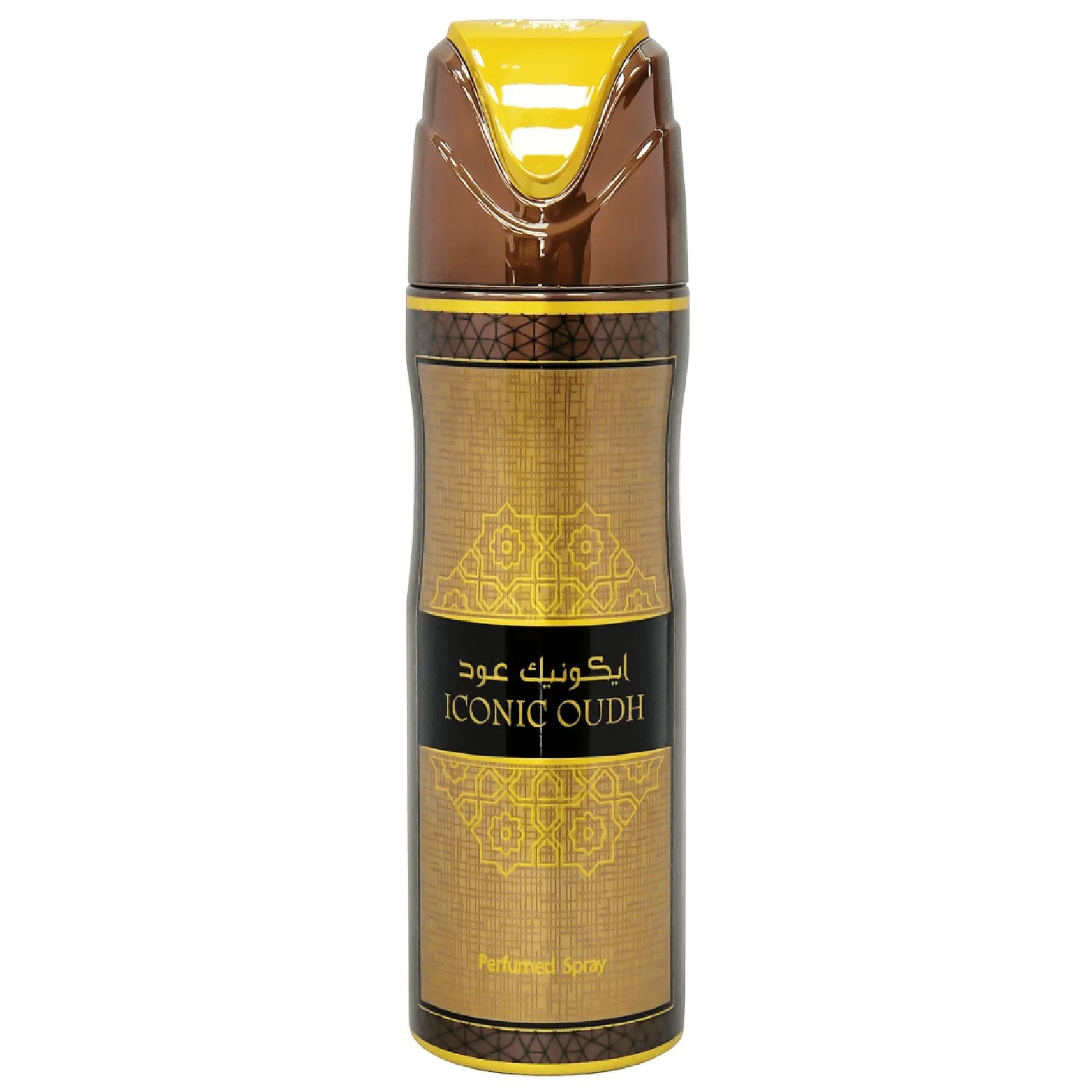 Spray Corporal Perfumado Lattafa Iconic Oudh 200ml Para Homens