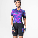 Macaquinho Feminino Curto ciclista bike Proteção UV50- Poker