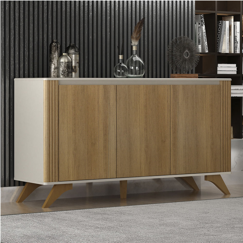 Buffet 3 Portas 2 Prateleira Pampulha Valdemoveis