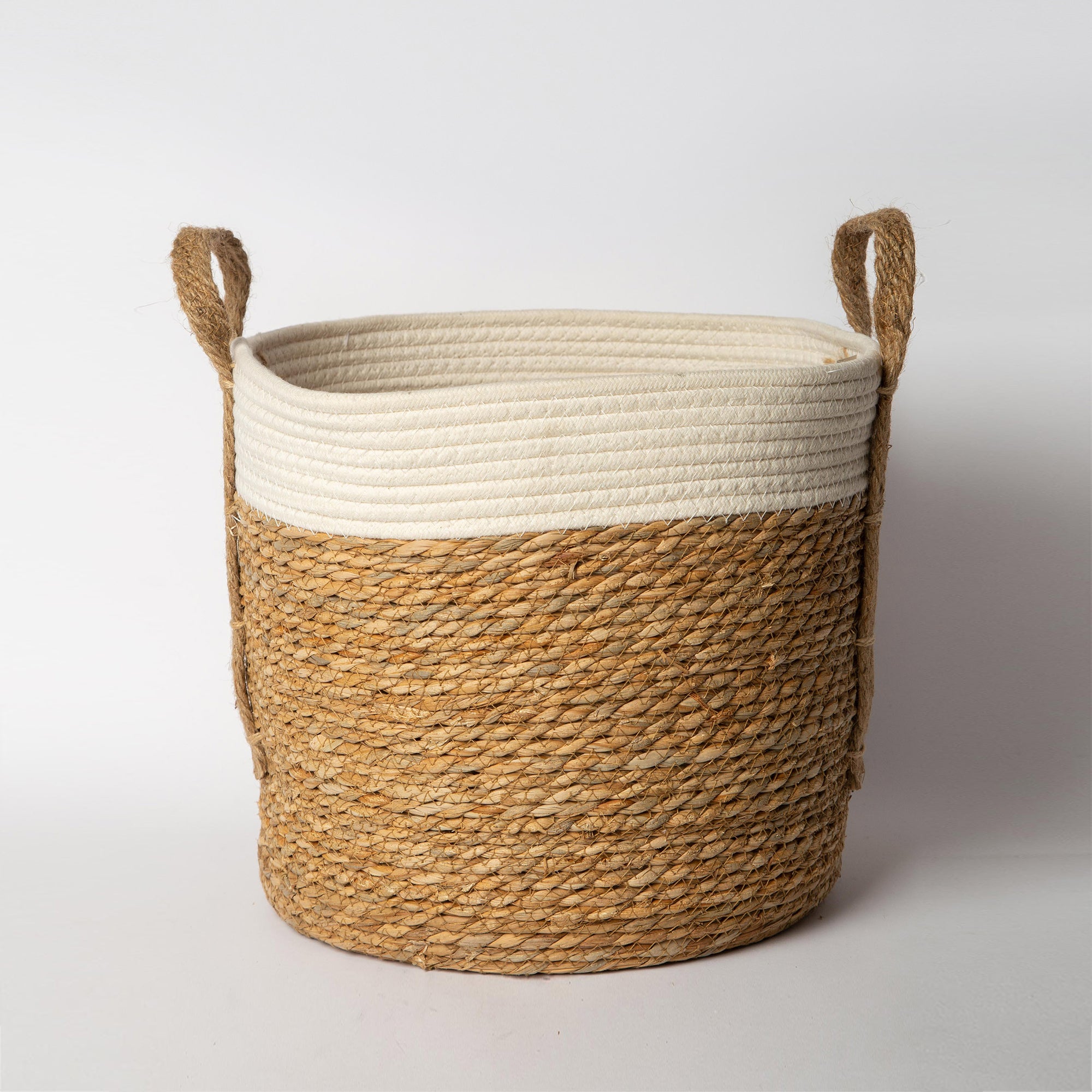 Basket Porto Boutique Seagrass Com Alças Grandes