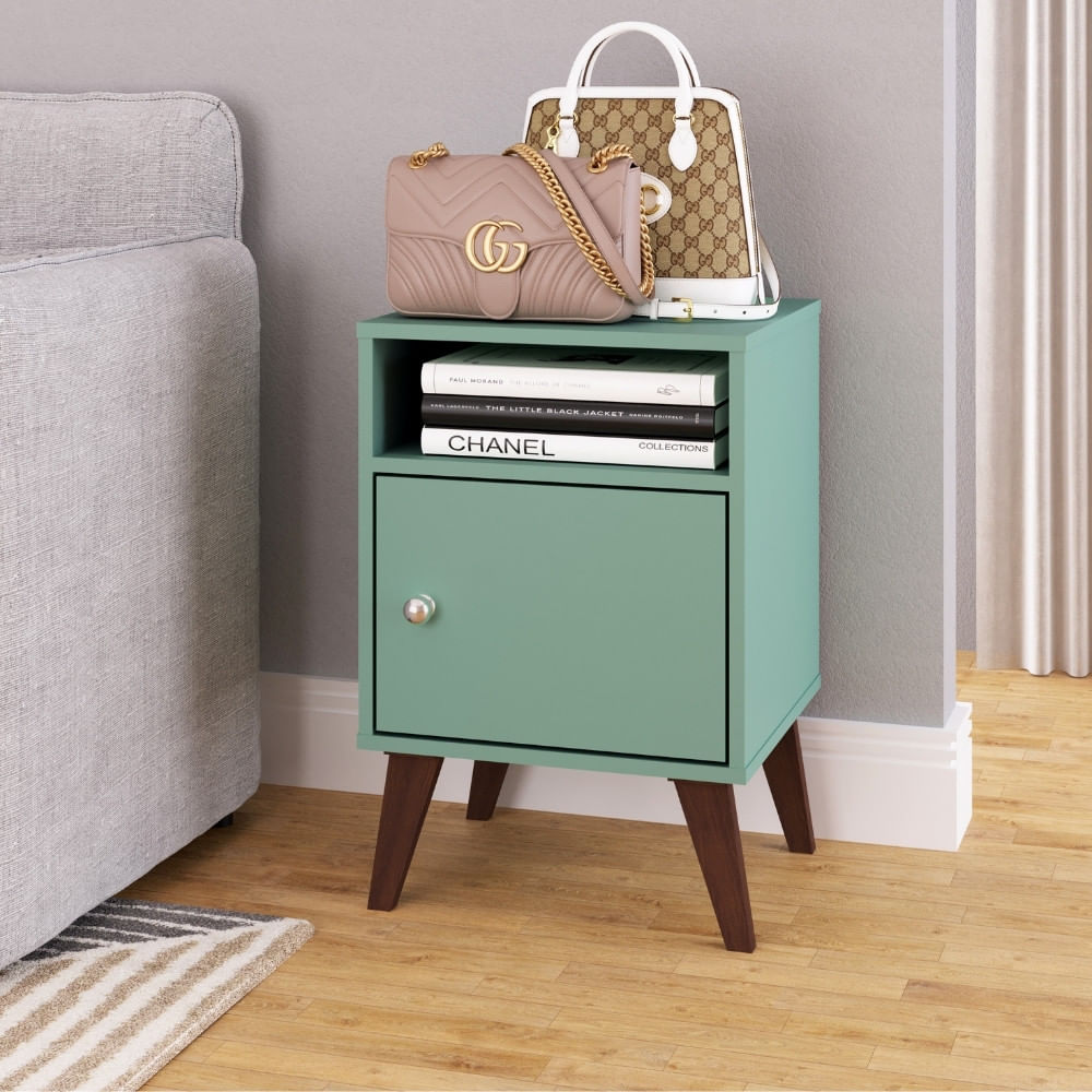 Mesa De Cabeceira 1 Porta Rt3145 Movelbento