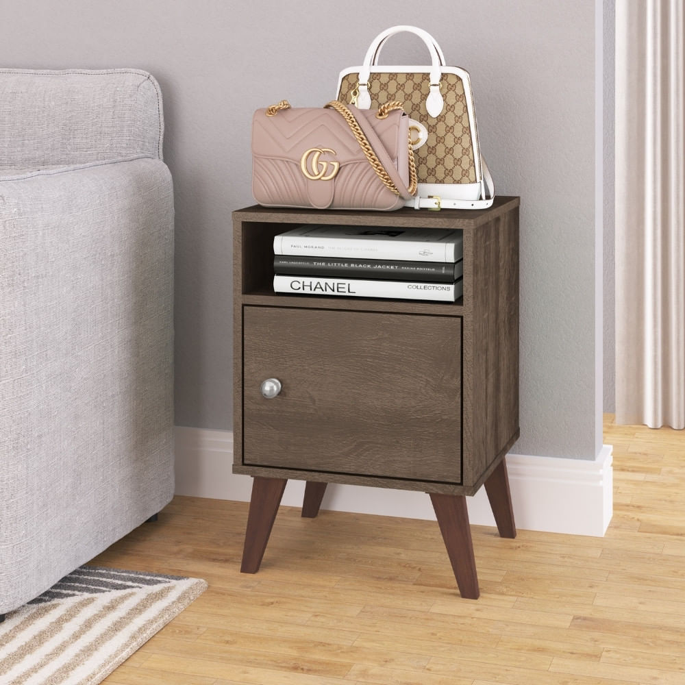 Mesa De Cabeceira 1 Porta Rt3145 Movelbento