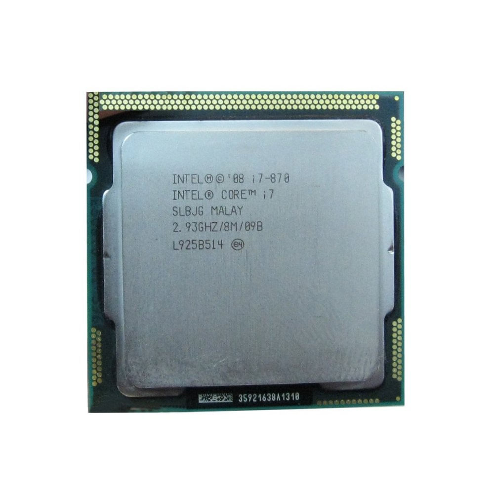 Cpu Intel Core I7 870 2,93 Ghz, 4 Núcleos, 8 Fios, 45 Nm, Lga 1156, 95 W