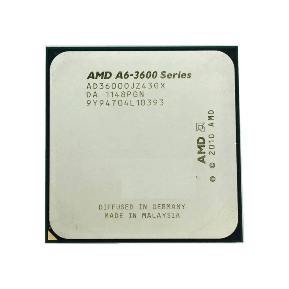 Cpu Usada Amd A6-3600 2,1 Ghz, 4 Núcleos, 4 Fios, Soquete Fm1