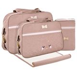 Kit Bolsas Maternidade Nuvem Class Baby Nude