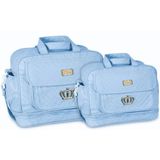 Kit Bolsas Maternidade Passeio Royal Baby Azul Claro