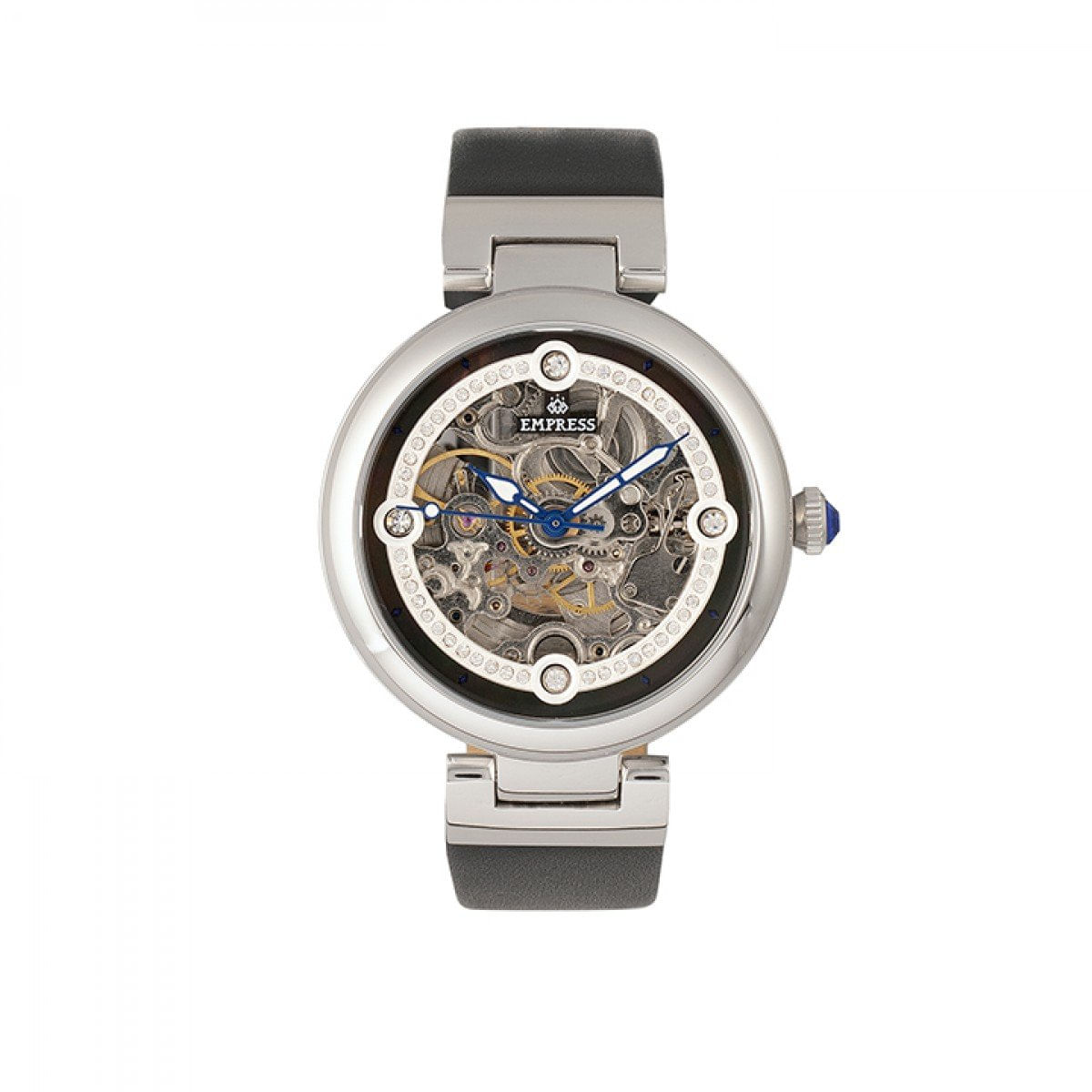 Relógio Empress Adelaide Empem2504 Automatic Skeleton Leather