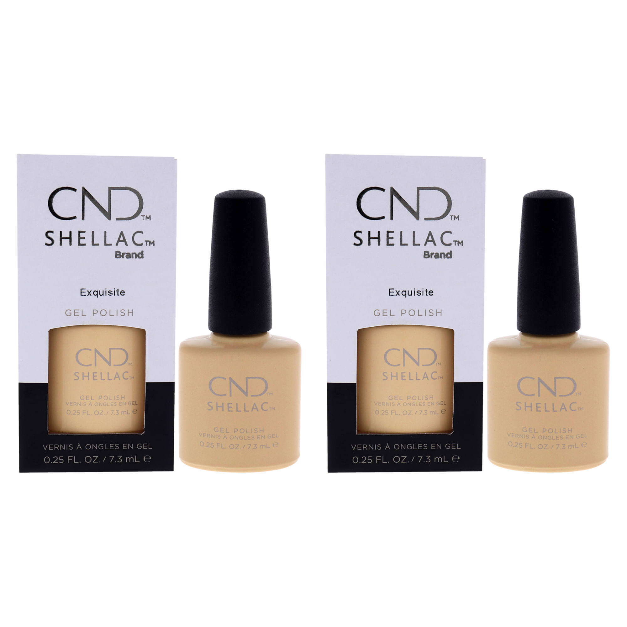 Esmalte De Unhas Cnd Shellac Exquisite, Pacote Com 2