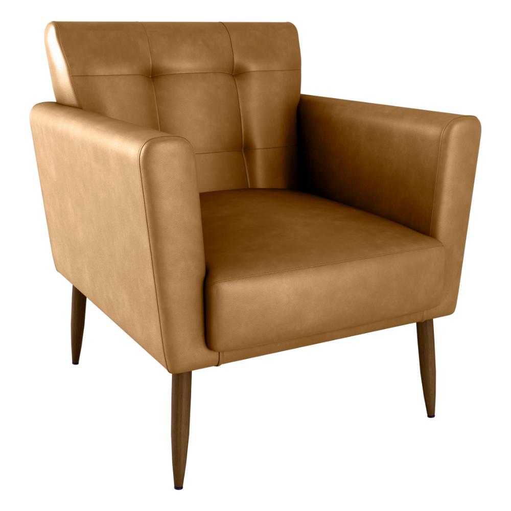 Poltrona Decorativa Pes Palito Cancun Corino Frankfurt Whisk Milani Store