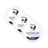 Pacote De 3 Cream Dove Rich Nourishment De 75 Ml Para Unissex