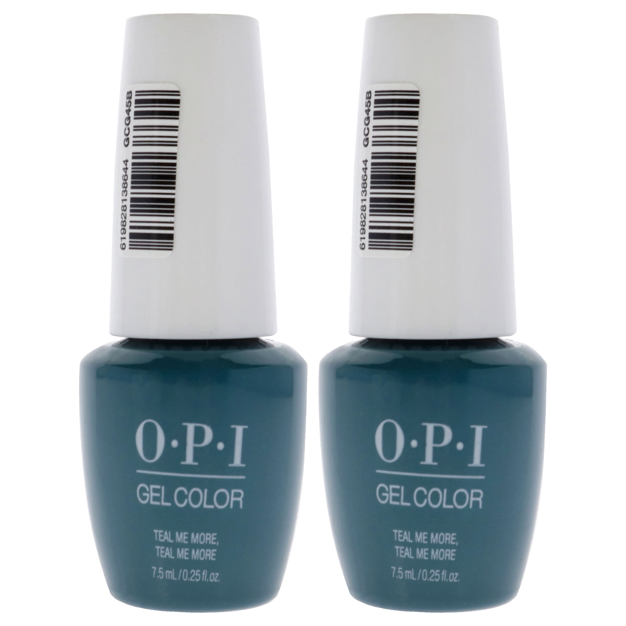 Gel Para Unhas Opi Gelcolor Gc G45b Teal Me More, Pacote Com 2