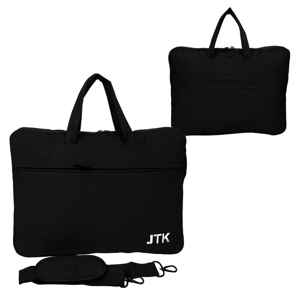 Bolsa Pasta Maleta Para Notebook Multifuncional Forrado Com Alça De Mão E Transversal Removível Impermeável