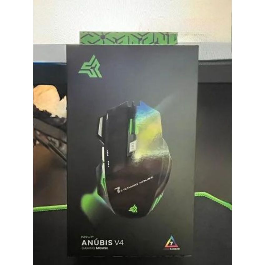 Mouse Gamer Rgb 3200 Dpi Com Led 7 Botões - Kp-v4 Fio De Ny - imagem 3
