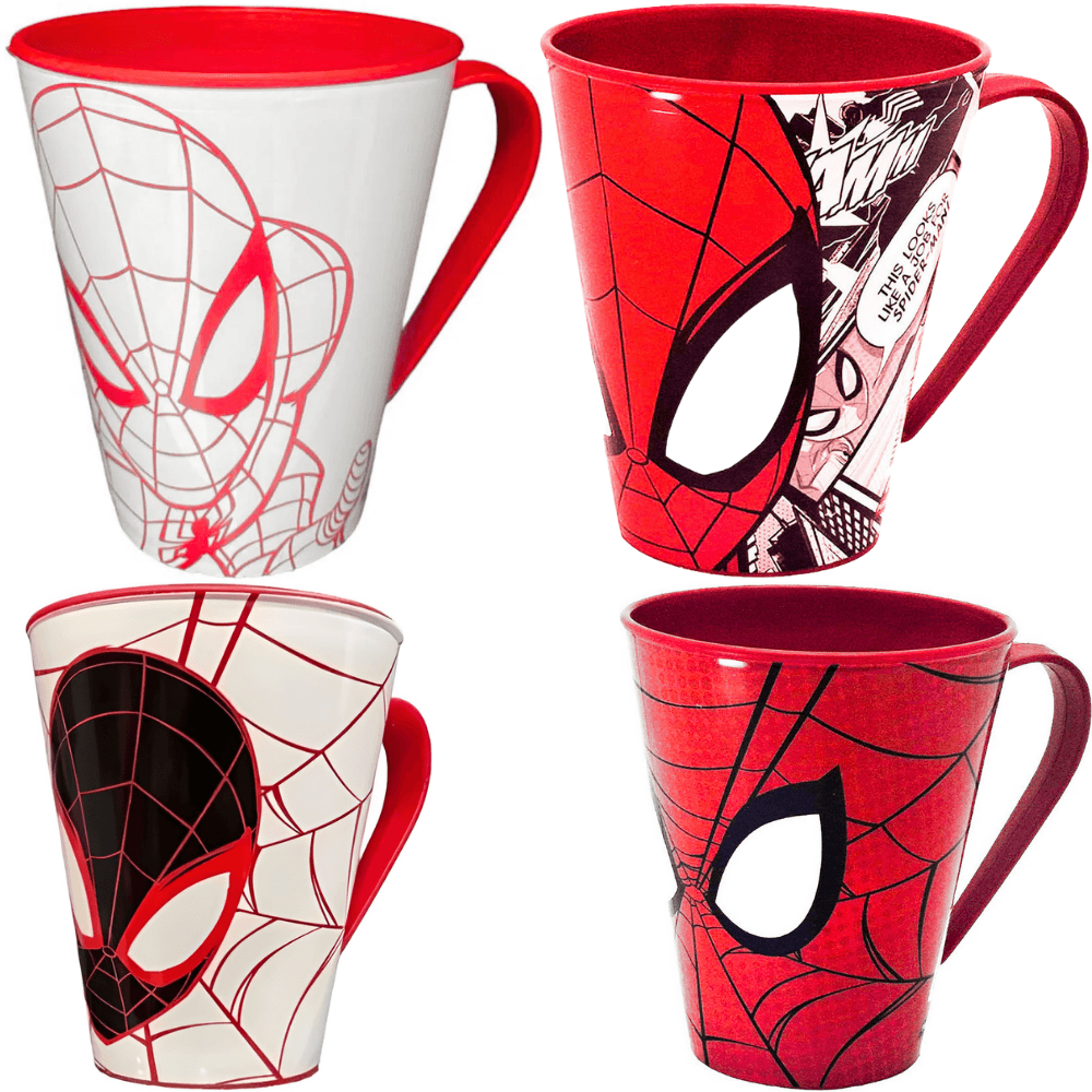 Caneca Bpa Free Do Homem-aranha 360ml - Modelos Sortidas Plasutil