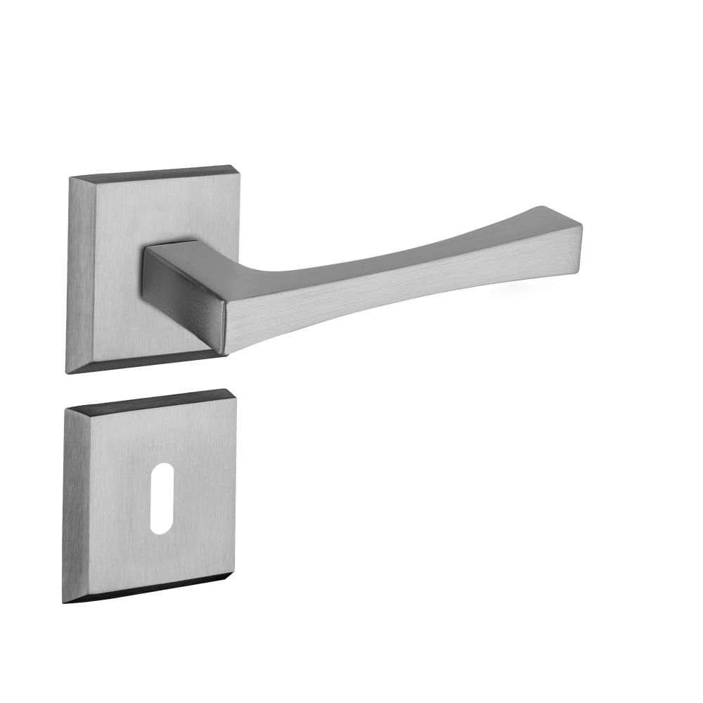 Fechadura Interna Pado Vivaldi 40mm Roseta Cromada Acetinado