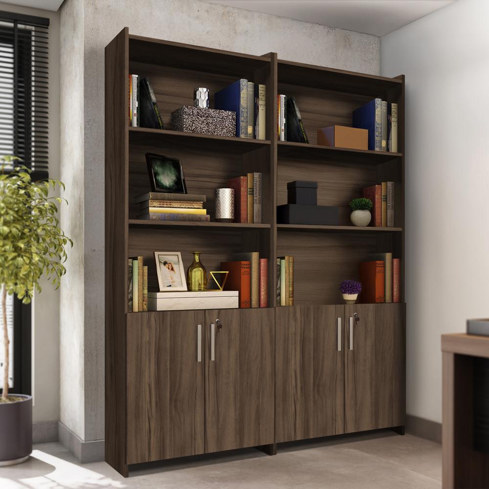 Armario Multiuso Para Escritório Duplo Com Chave Notável Móveis