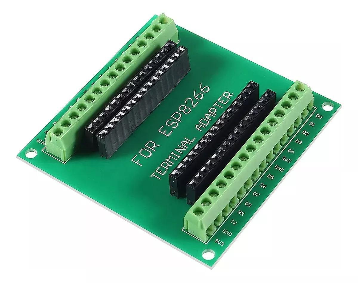 Placa Borne Kre Terminal Adaptador Esp8266 Esp12 Nodemcu - Carrefour