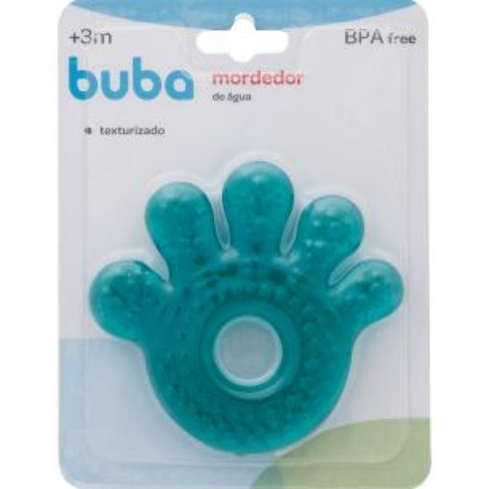 Mordedor D Agua Mãozinha Baby Buba Baby Azul