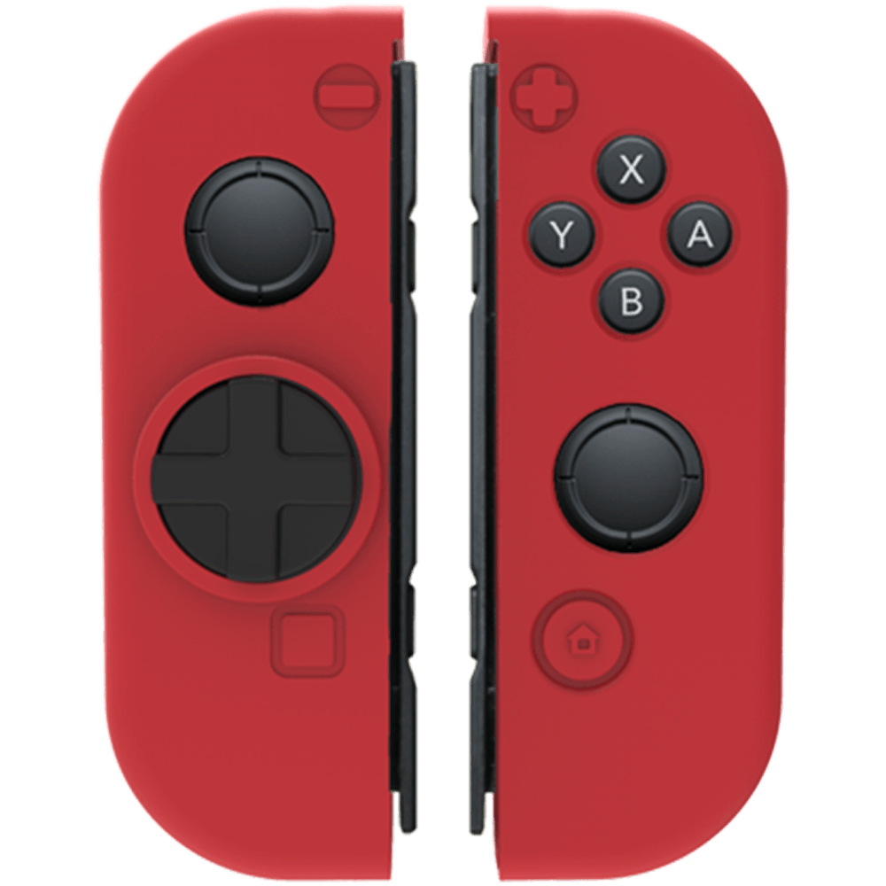 Capas D-pad Do D-grip Switch Vermelhas Para Controladores Joy-con