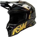 CAPACETE TRILHA ASW FUSION 2.0 BLADE PRETO DOURADO TAM 58