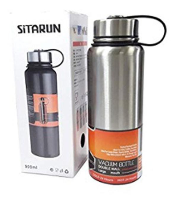 Garrafa Térmica Aço Inox A Vacuum Bottle Água Suco 1100ml